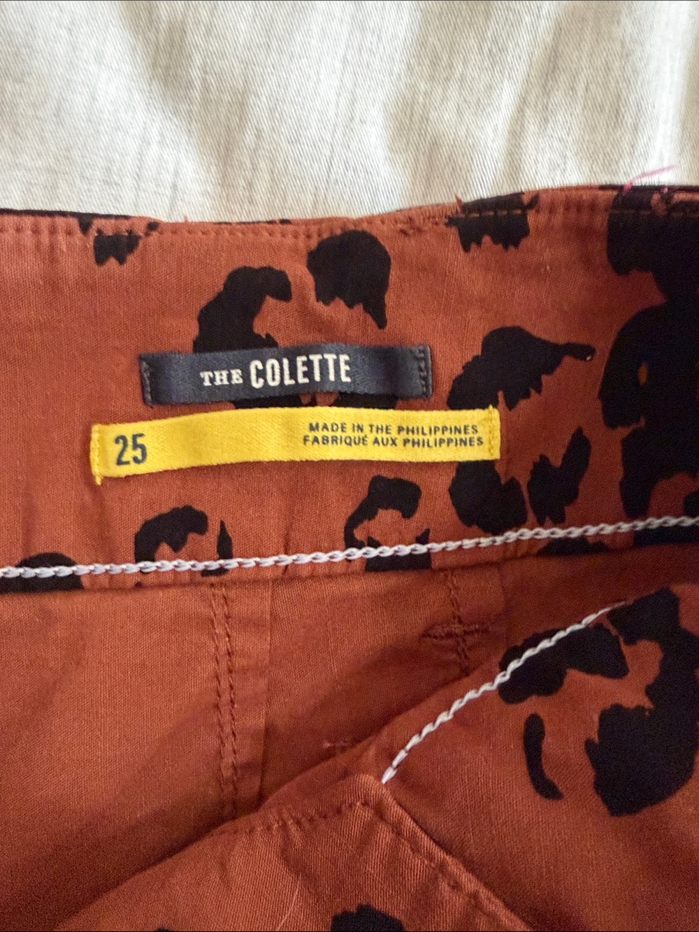 Anthropologie Maeve The Colette Crop Wide-Leg Pants Size 25 Brown Black - Picture 4 of 8